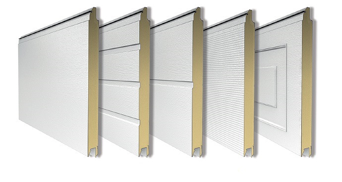 Panel o Seccion Para Puerta Seccional Medidas 9' 2&quot; x 10' Americana