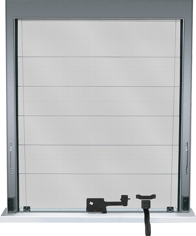 Puerta Seccional Para Furgon, Marca Whiting, Medidas 98&quot; x 98&quot;