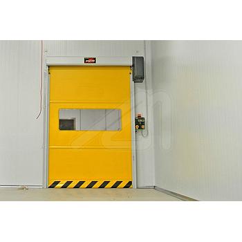 Puerta Rápida Mir Flex Zip Auto Encarrilable Lona Doble