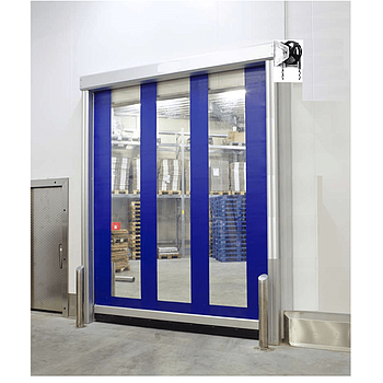 Puerta Tipo Cortina Enrollable de PVC Accion Manual